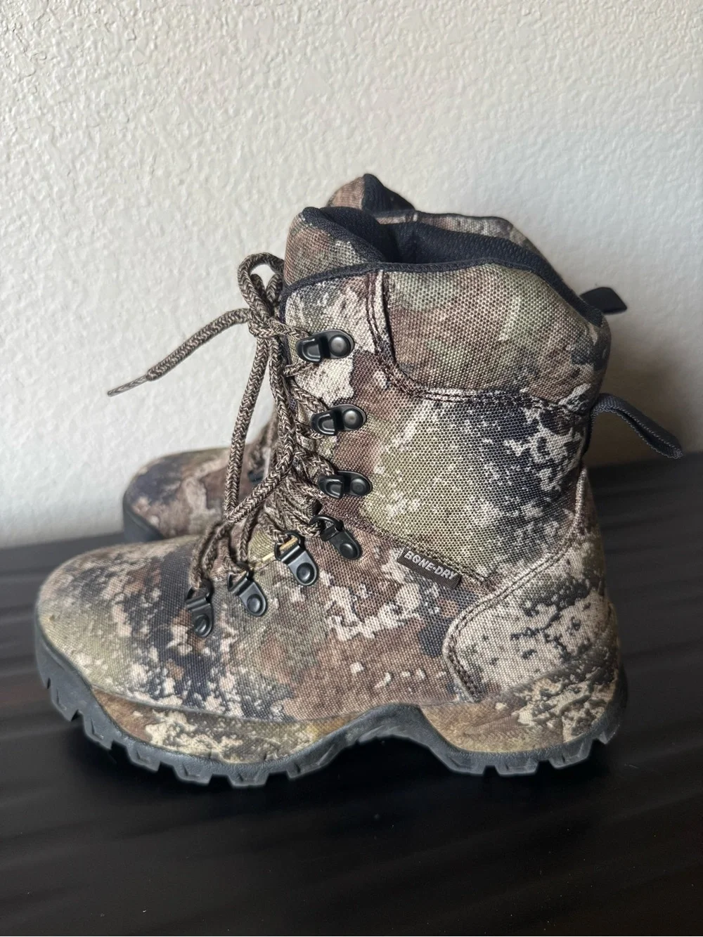 RedHead Youth Hunt 600 Waterproof Camo Hunting Boots Size 4